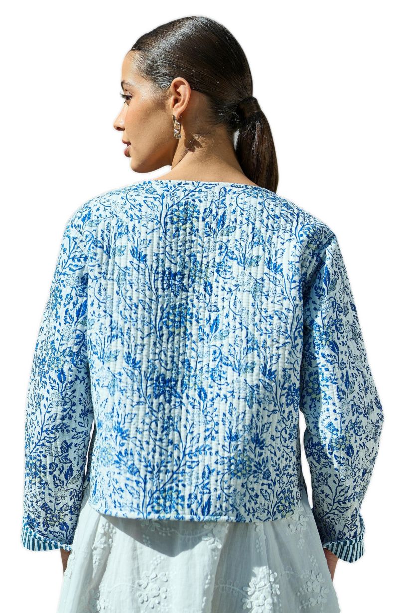 Women's Reversible Cotton Quilted Jacket