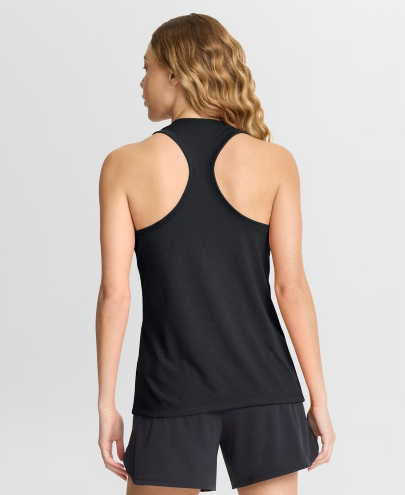Women's Black Pittsburgh Steelers Hurry Up Tri-Blend Dri-FIT Tank Top