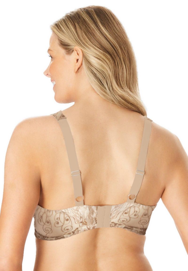 Women's Embroidered Underwire Bra