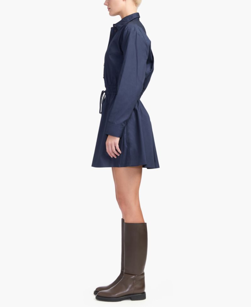 Women's Valen Long-Sleeve Collared Fit & Flare Shirt Dress