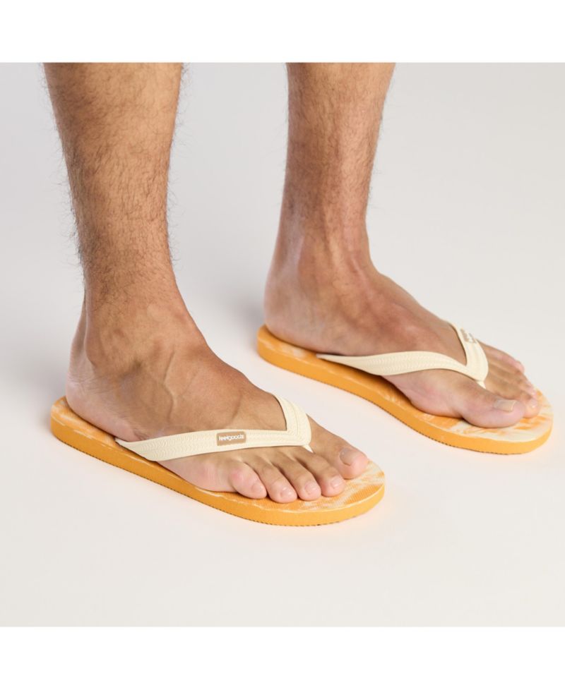 Men's Men s Classicz Remix Natural Rubber Flip-Flop Thong Sandals