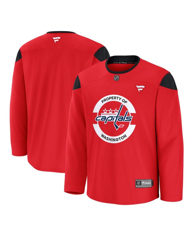 Men's Red Washington Capitals Home Practice Jersey