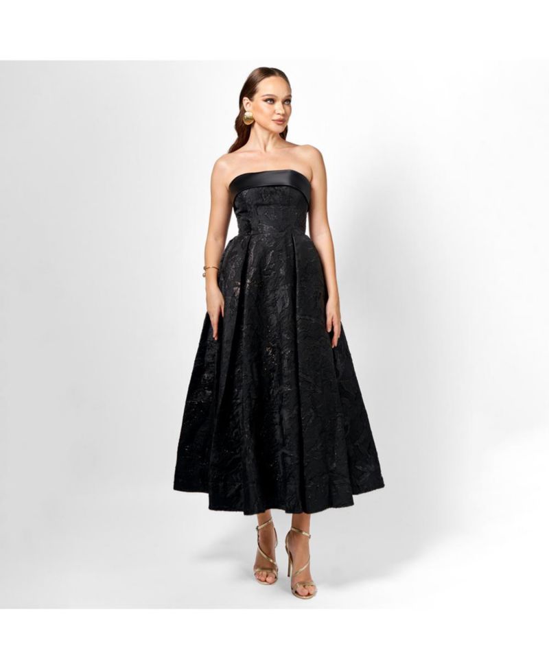 Women's Alanna Jacquard A Line Midi