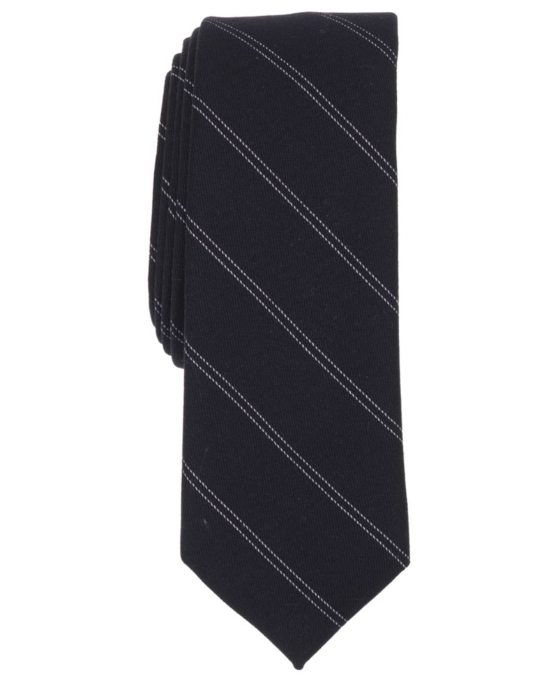 Men's Striped Skinny Tie