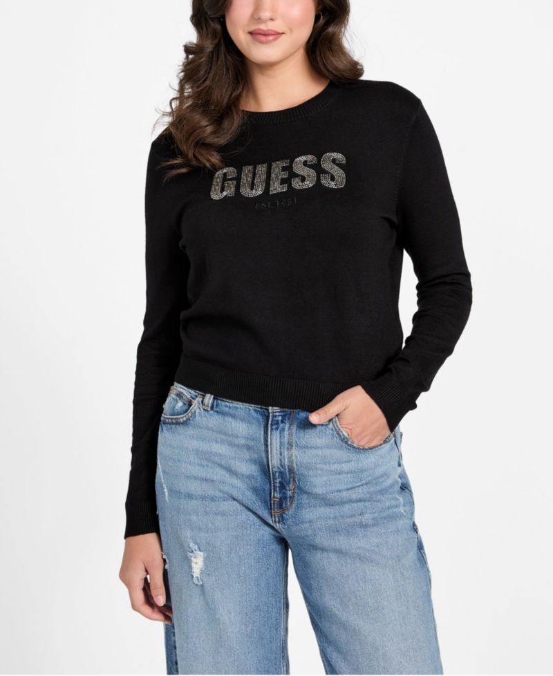 Women's Long-Sleeve Norah Crewneck Logo Sweater