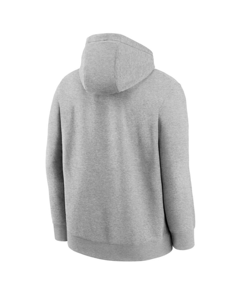 Men's Gray Alabama Crimson Tide Club Fleece Arch Pullover Hoodie