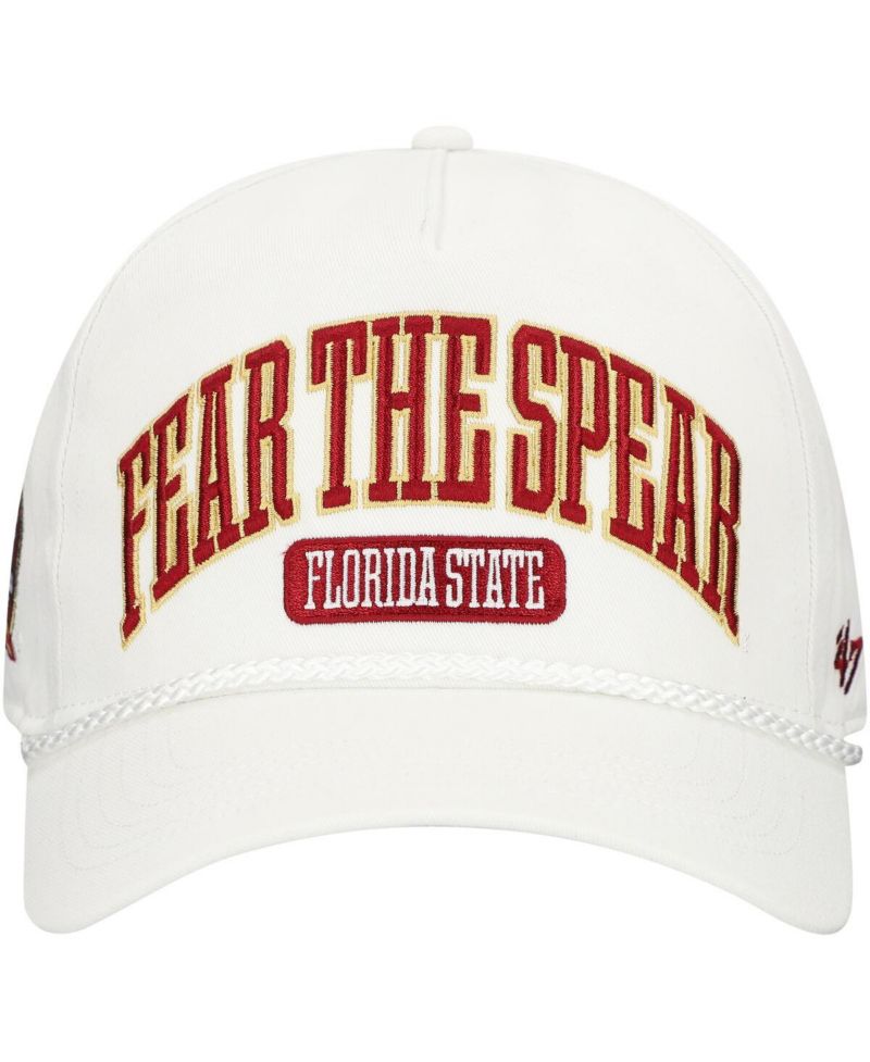 Men's White Florida State Seminoles Local Arch Hitch Snapback Hat