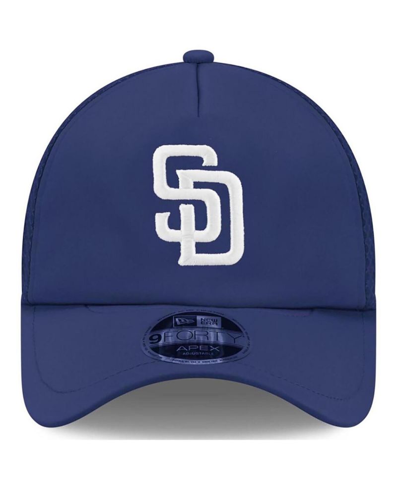 Men's Navy San Diego Padres 2026 Batting Practice Alternate Apex 9FORTY Adjustable Hat