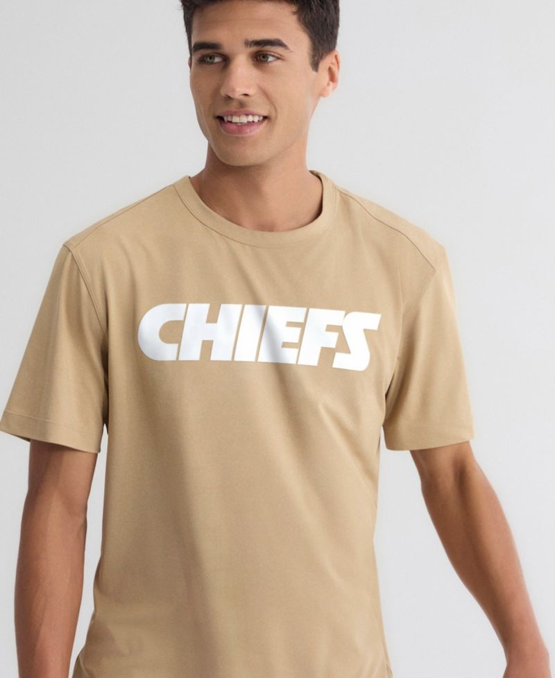 Men's Tan Kansas City Chiefs Clutch T-Shirt