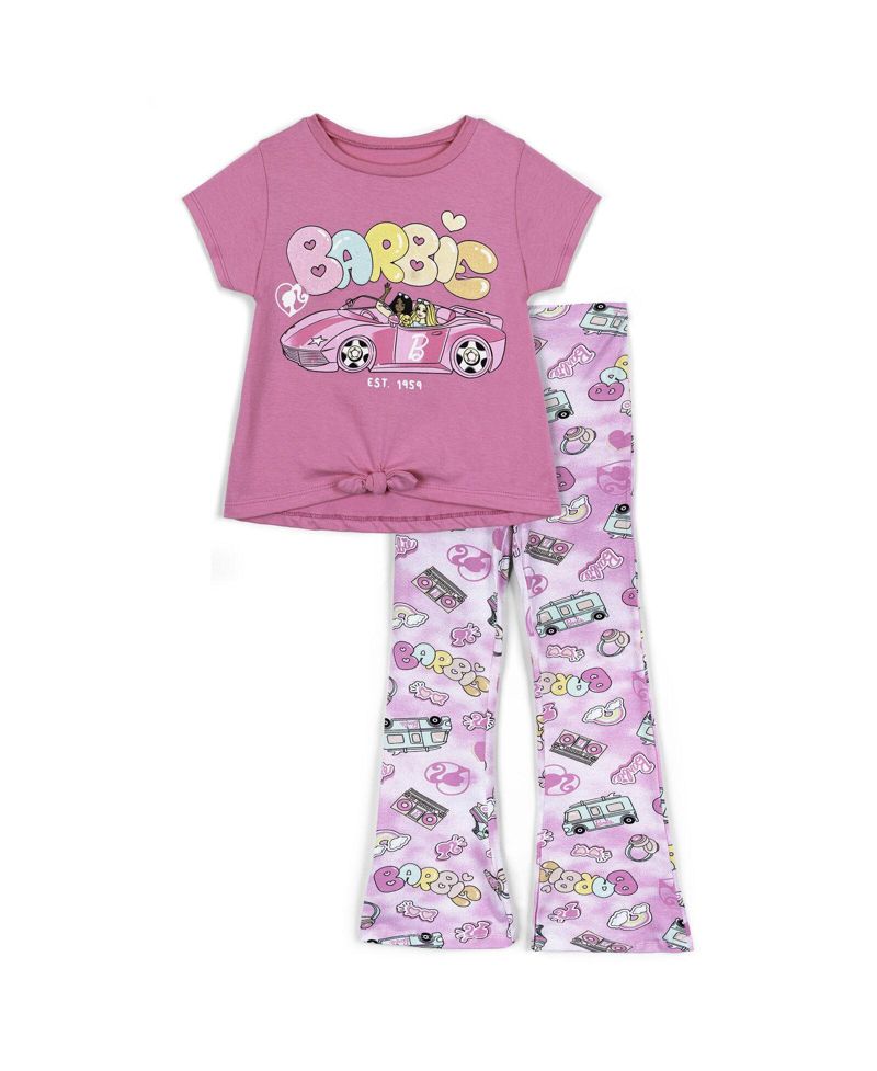 Toddler Girls 2-Piece T-Shirt and Leggings Set