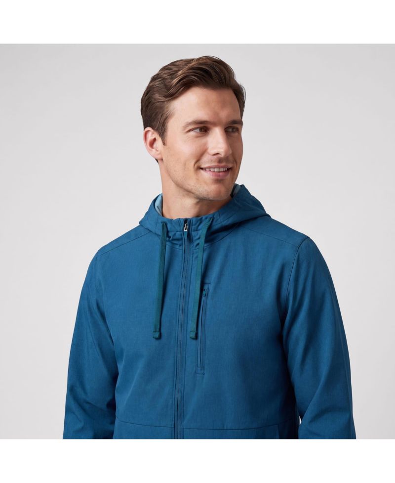 Men's Range Hooded Athletic-Fit Jacket