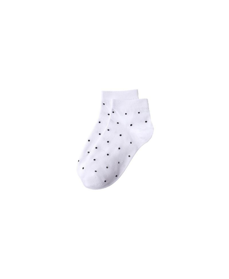 Women's 3-Pack Cotton Stripe and Dot Quarter Socks