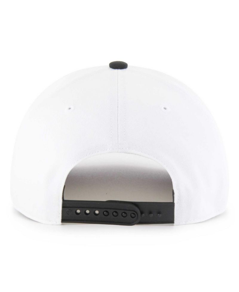Men's White and Black San Antonio Spurs Roscoe Two-Tone Hitch Adjustable Hat