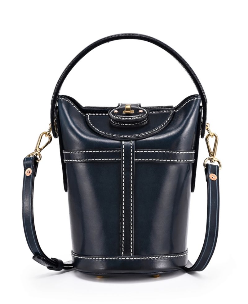 Begonia Vintage Bucket Crossbody Bag