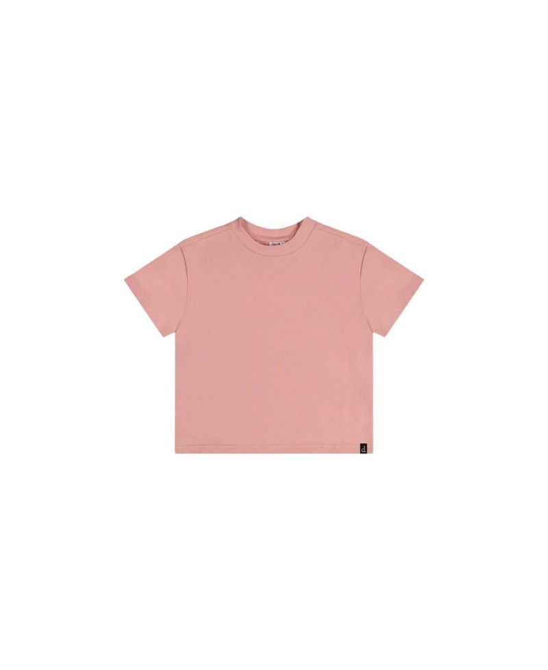 Little and Big Girl 6-14 Heavy Jersey Wide Short Sleeve T-Shirt
