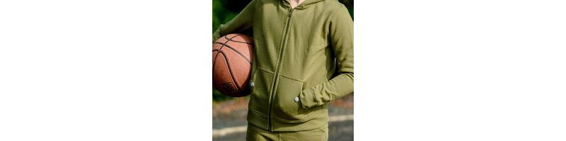 Kids Fair Trade Organic Cotton Zip-Up Pocket Hoodie