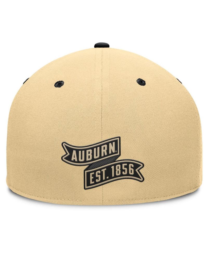 Men's Gold/Black Auburn Tigers Balance Fitted Hat