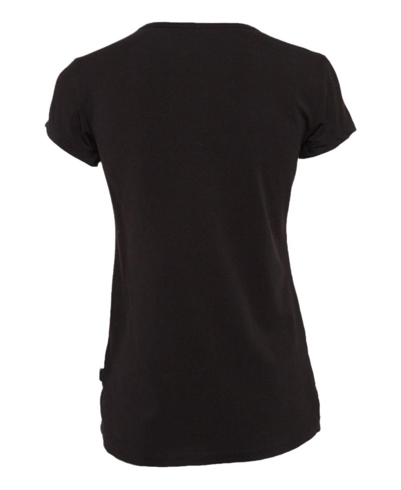 Women's Cotton Knit Love Patch Detail T-Shirt