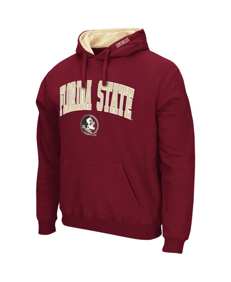 Men's Florida State Seminoles Arch & Logo 3.0 Pullover Hoodie
