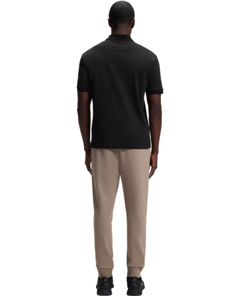 Men's Paddy Interlock-Cotton Striped-Trim Polo Shirt