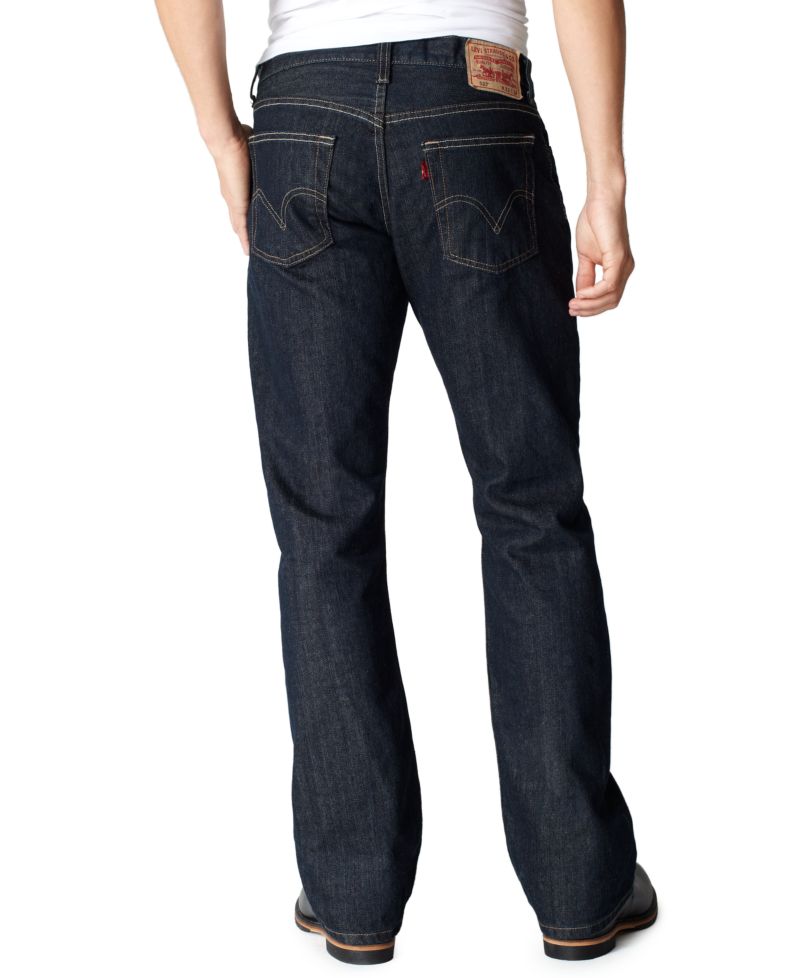 Мужские джинсы Levi's 527 зауженного кроя, облегающие фигуру