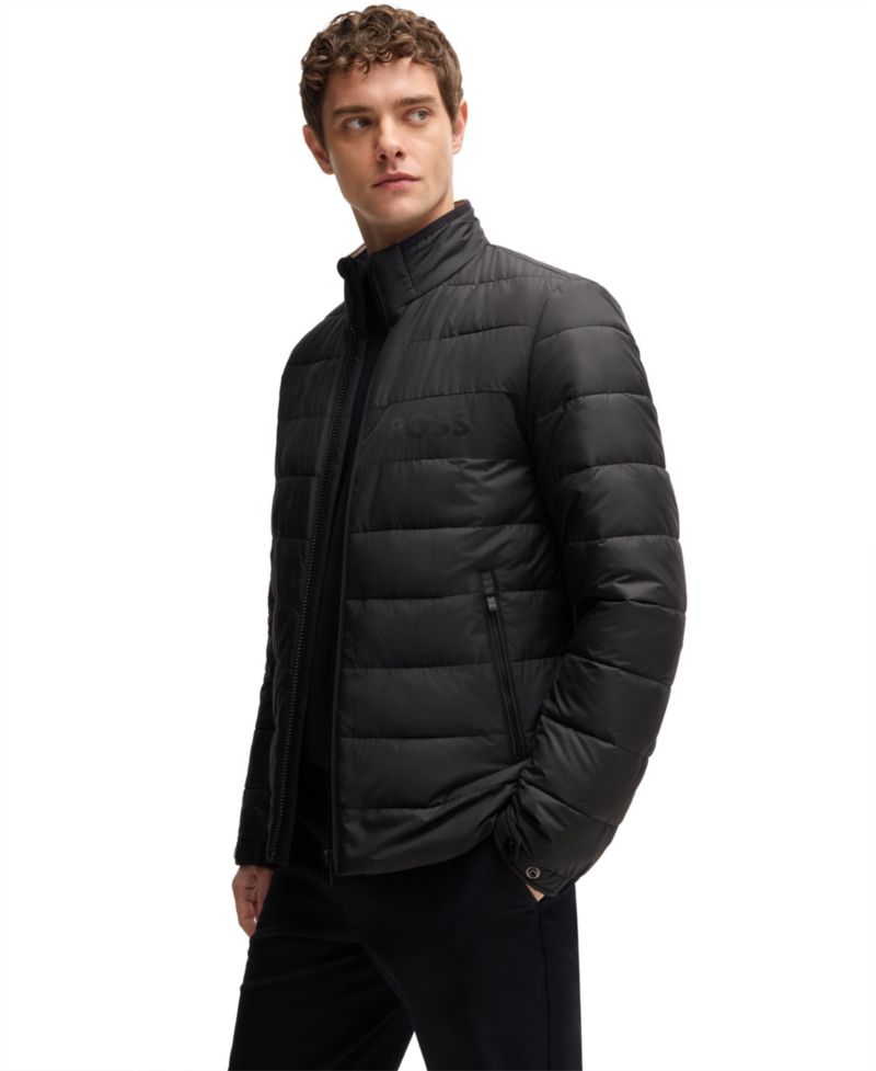 Men's Water-Repellent Logo Detail Jacket