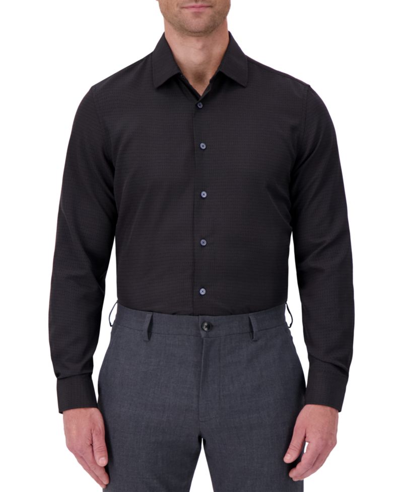 Men's Slim-Fit Tonal-Print Shirt