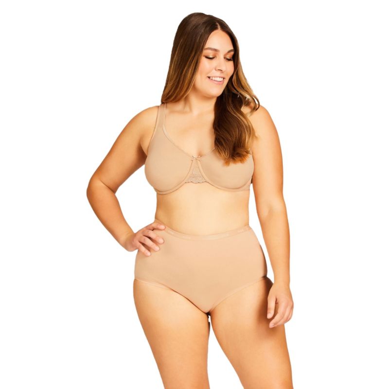 Women's Full-Cut Cotton Spandex Brief 3-Pack
