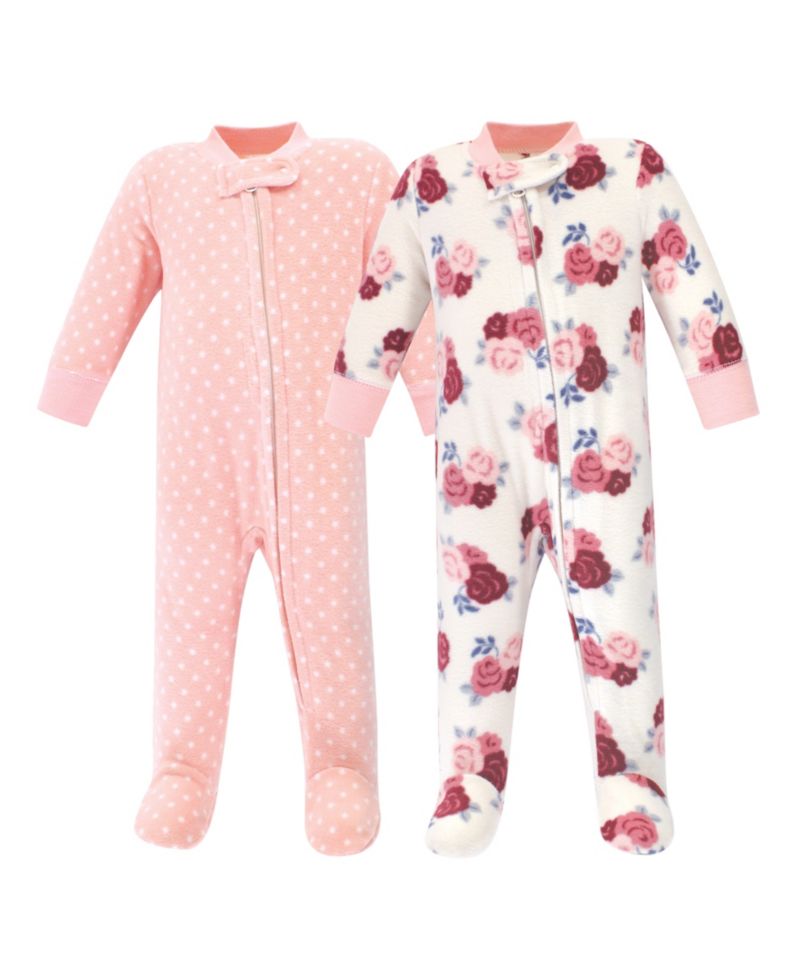 Baby Girls Hudson Fleece Sleep and Play