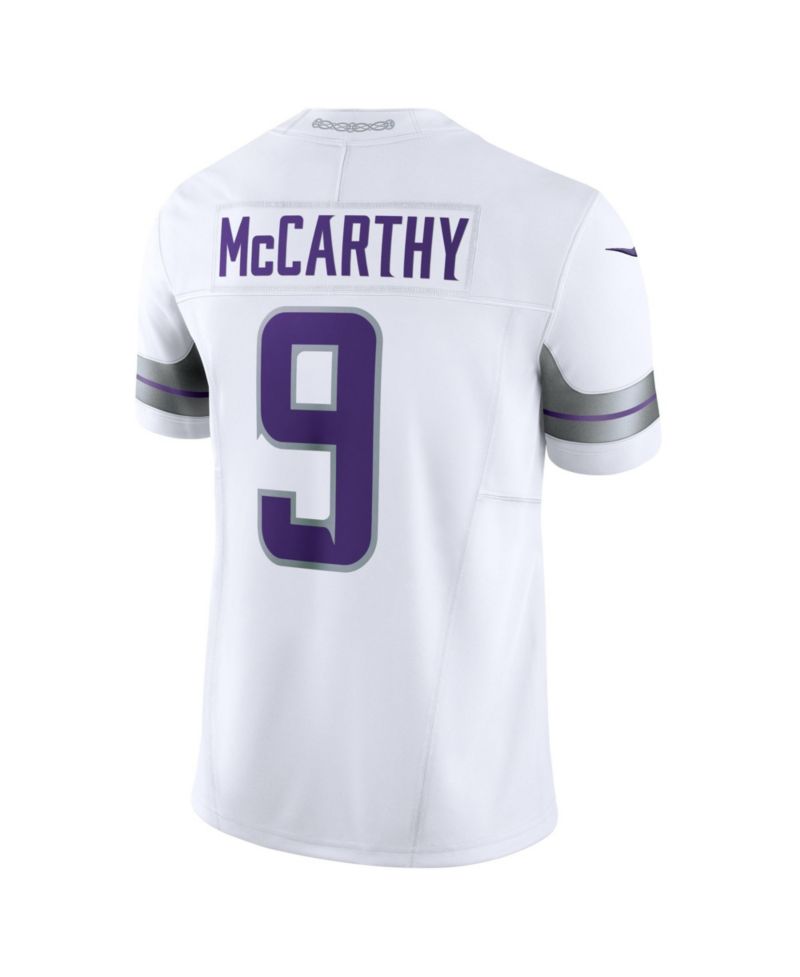 Men's J.J. McCarthy White Minnesota Vikings Vapor F.U.S.E. Limited Jersey