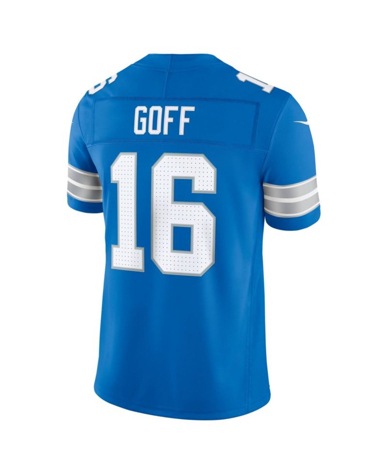 Men's Jared Goff Blue Detroit Lions Vapor F.U.S.E. Stitched Limited Jersey
