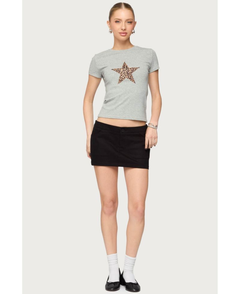 Womens Hayes Twill Mini Skort