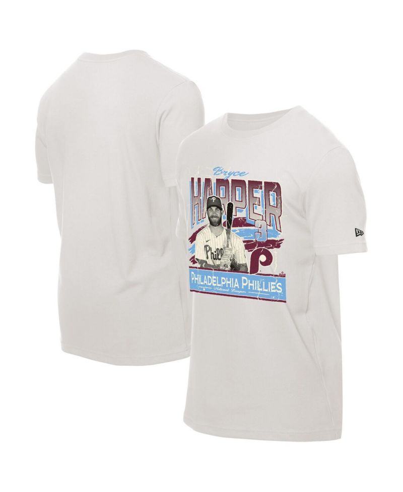 Men's Bryce Harper Cream Philadelphia Phillies Batter Up T-Shirt