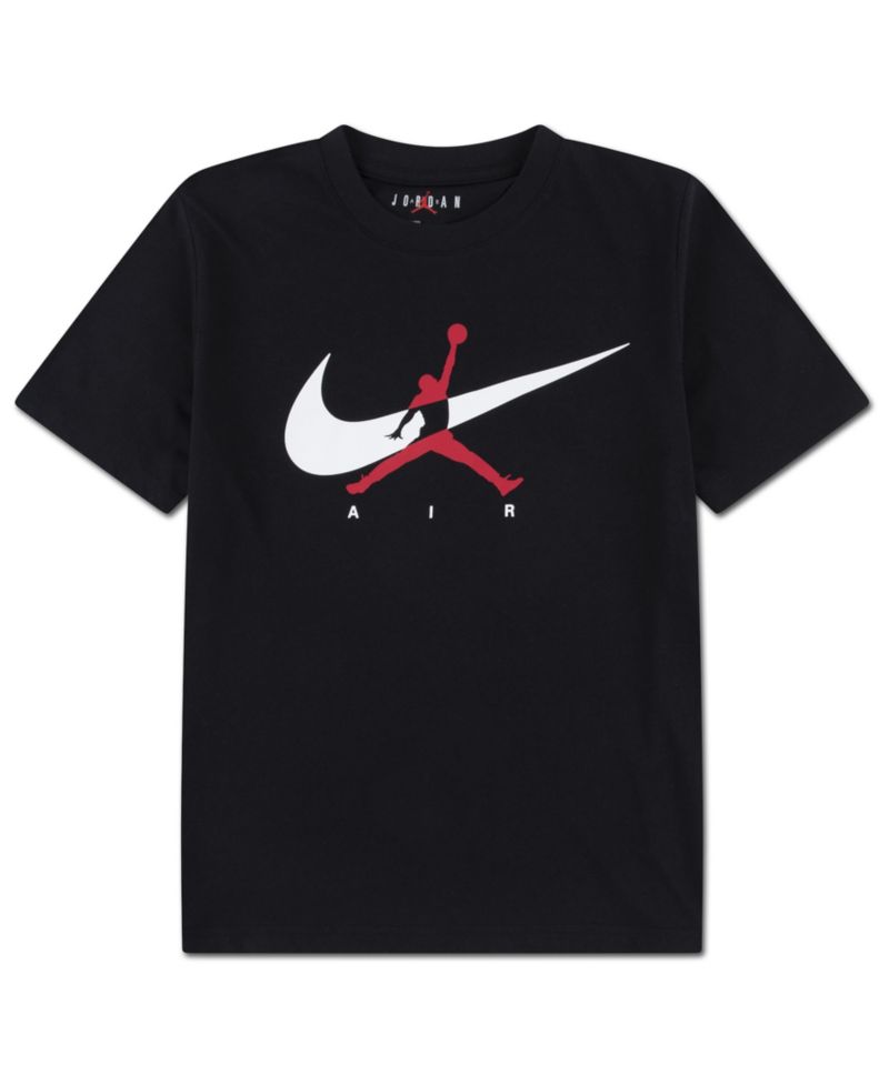 Boys' 8-20 Jumpman Swoosh Logo Crewneck T-Shirt