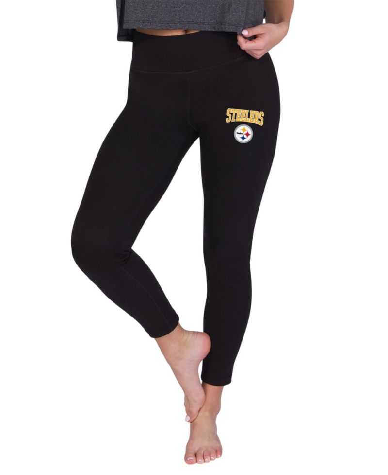 Women's Black Pittsburgh Steelers Sentry Knit Leggings