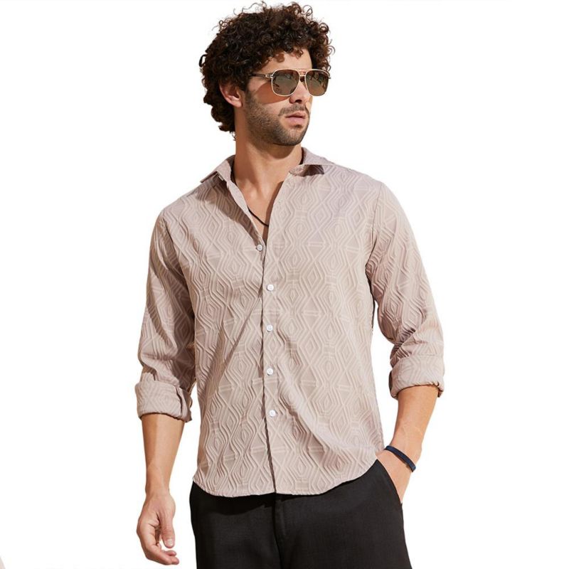 Men's Dusty Pink Illuminator-Tactile Shirt