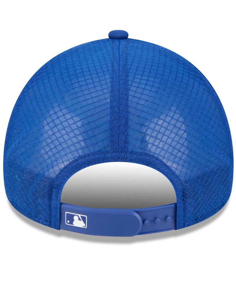Men's Royal Atlanta Braves 2026 Batting Practice Alternate Apex 9FORTY Adjustable Hat