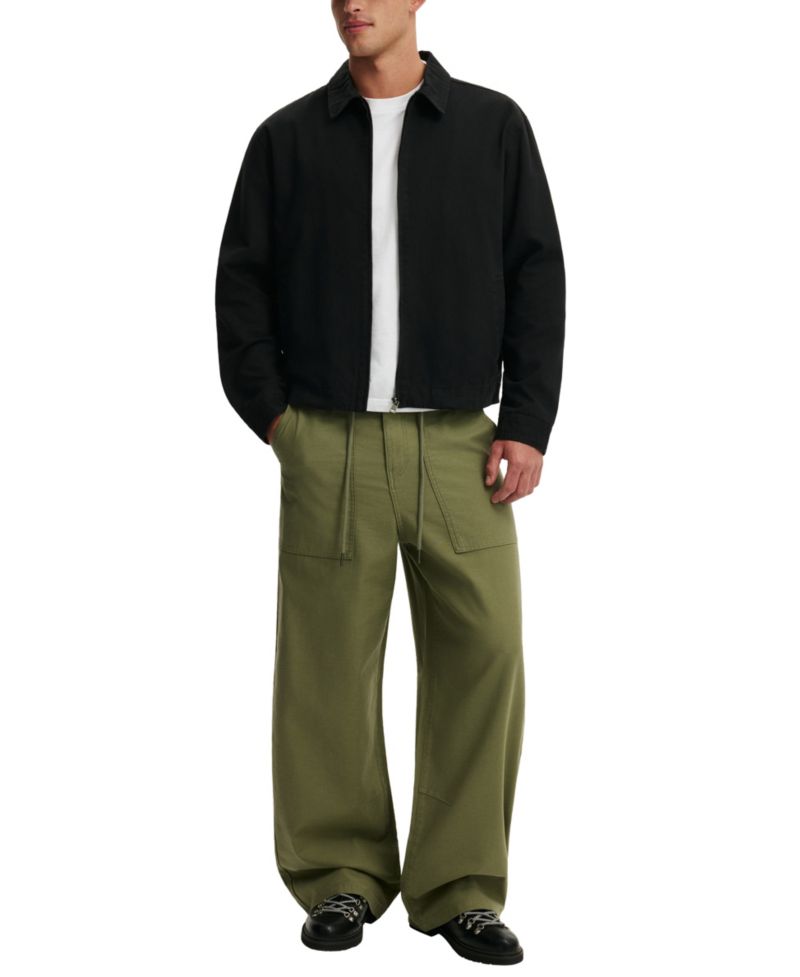 Men's Super Baggy Utility Elastic-Waist Pants