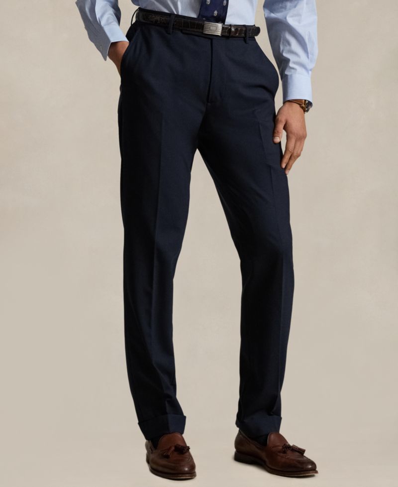 Men's Stretch Wool-Blend Suit Trouser