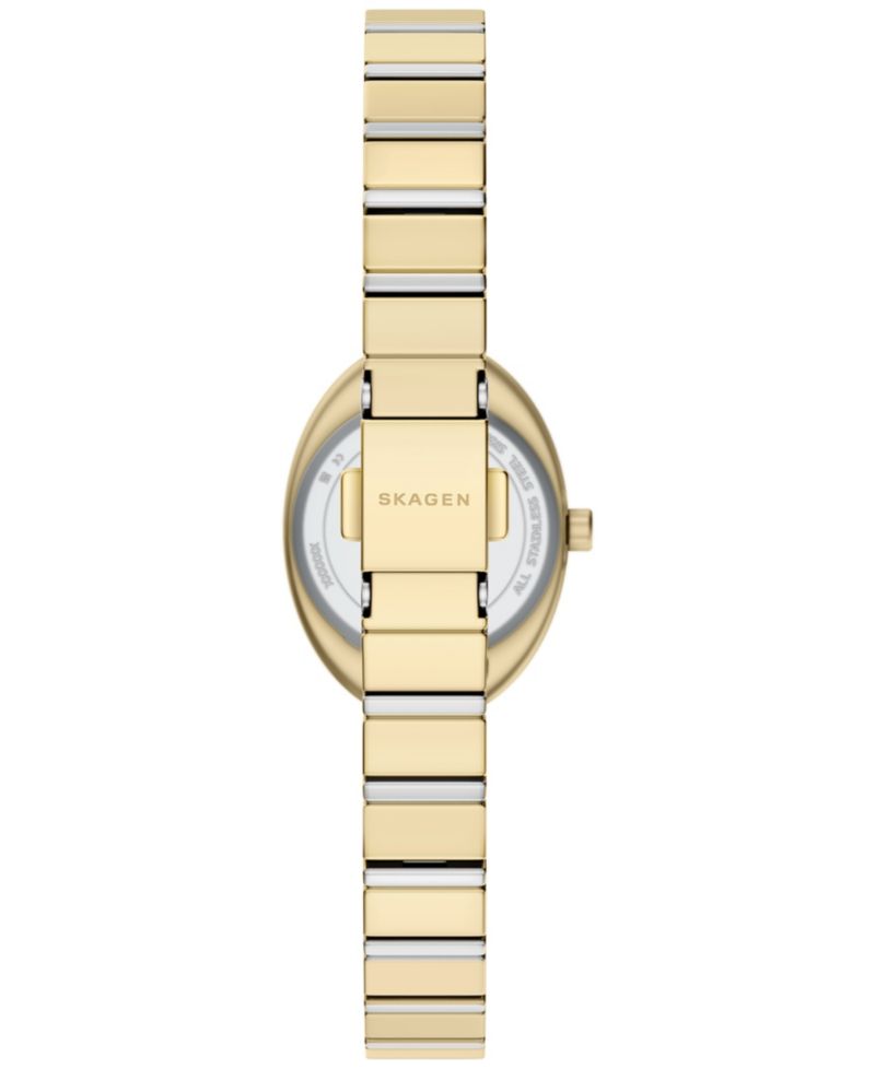Women's Anita Oval Quartz Two-Hand Stainless Steel Watch 20mm