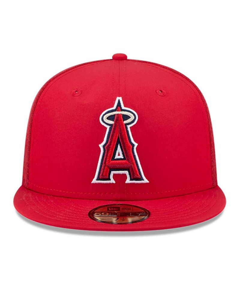 Men's Red Los Angeles Angels 2026 Batting Practice 59FIFTY Fitted Hat