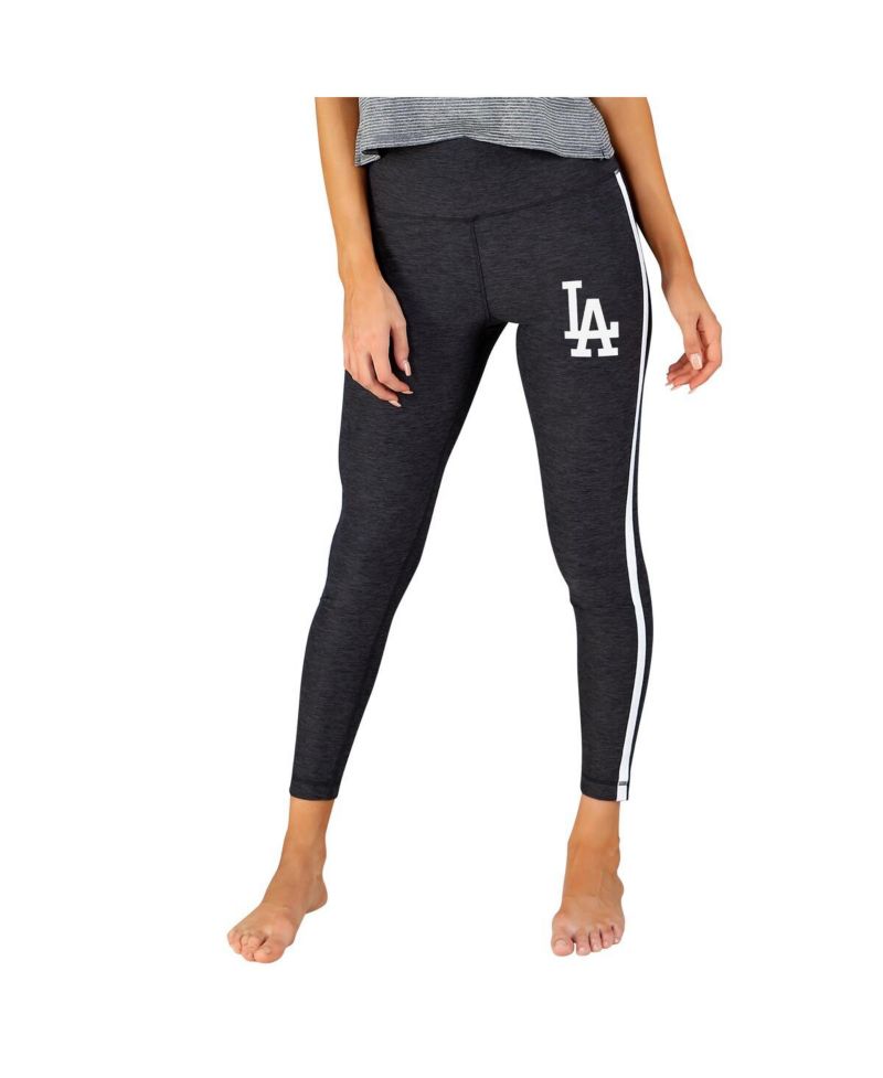 Women's Charcoal/White Los Angeles Dodgers Centerline Knit Leggings
