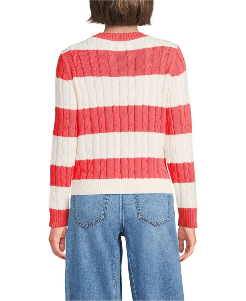 Women's Drifter Classic Cable Crew Neck Sweater