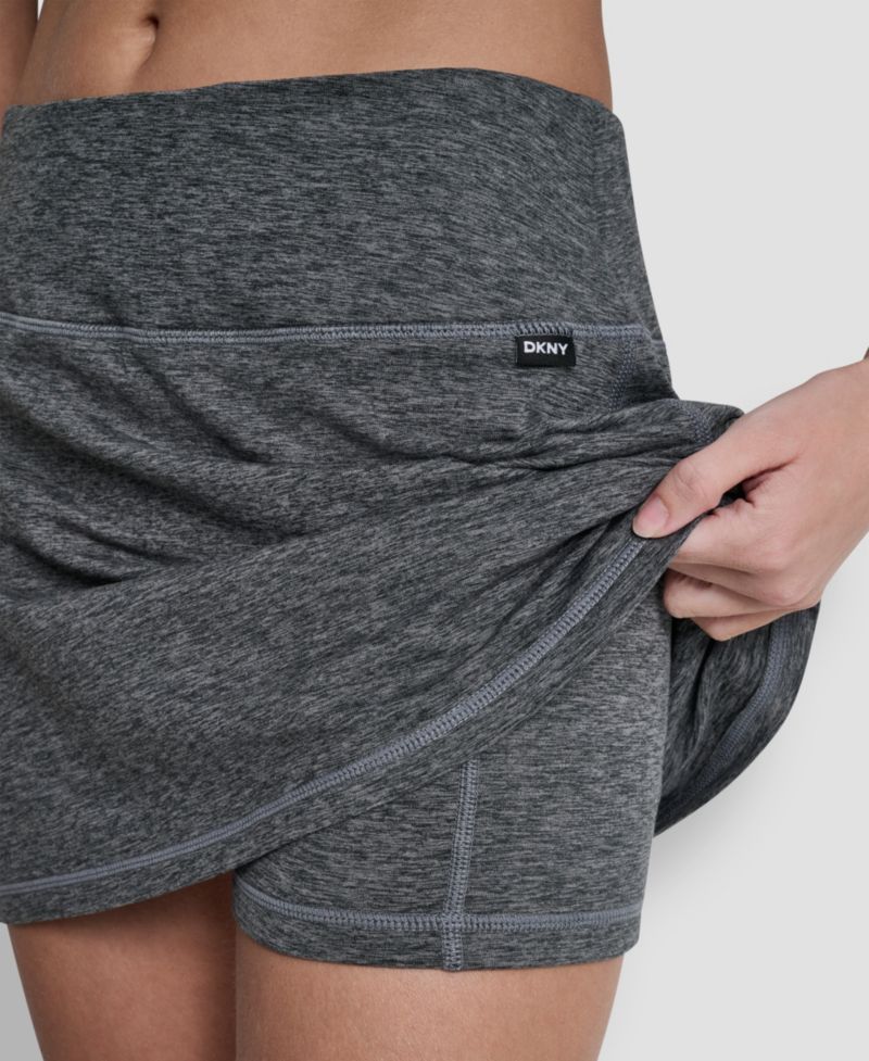 Women's Space-Dye Pull-On Bike Skort