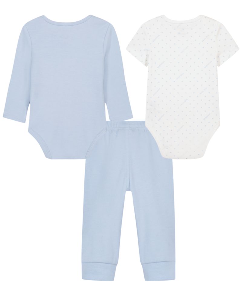 Baby Boys' Logo Bodysuits and Pants, 3-Piece Set