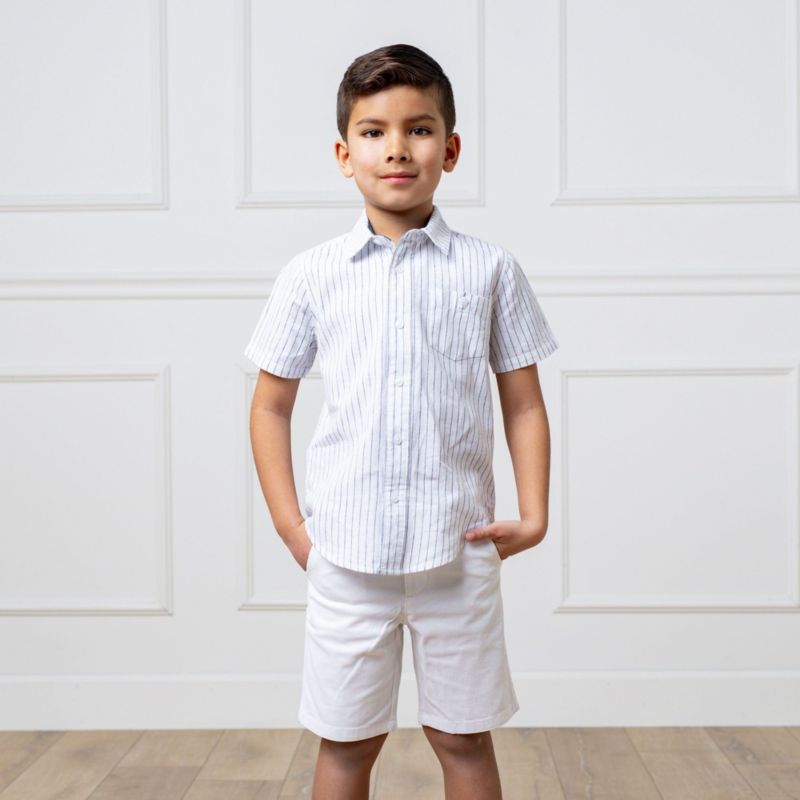 Toddler Boys Hope and Henry Cotton Stretch Chino Short