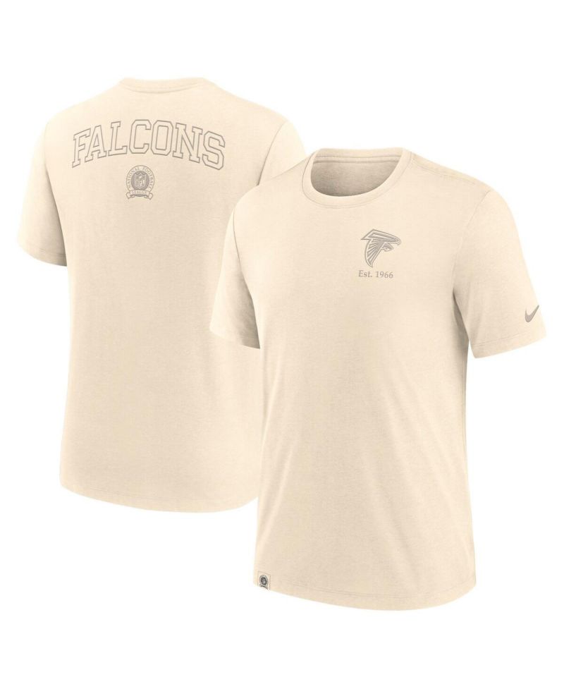 Men's Cream Atlanta Falcons Glory Tri-Blend T-Shirt