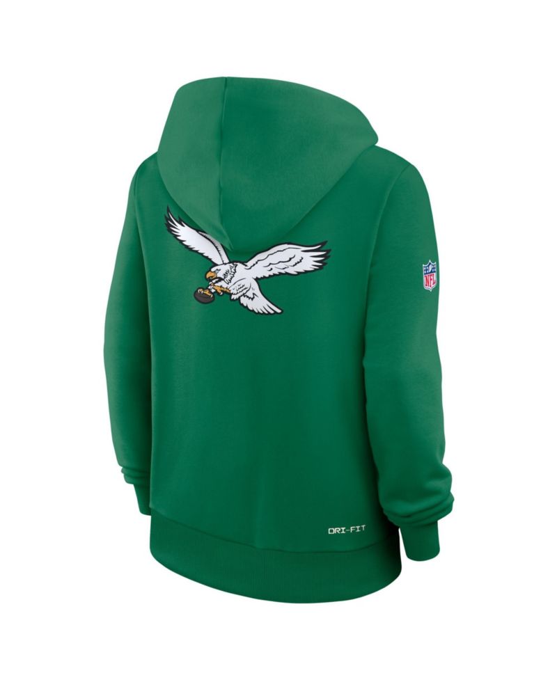 Women's Kelly Green Philadelphia Eagles Sideline Standard Issue Alternate Dri-FIT Hoodie