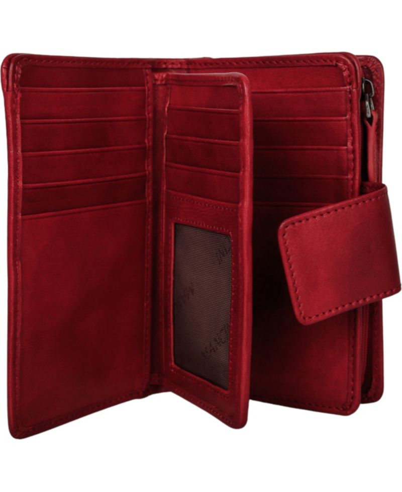 Pelle D'oro RFID Secure Snap Trifold Wallet