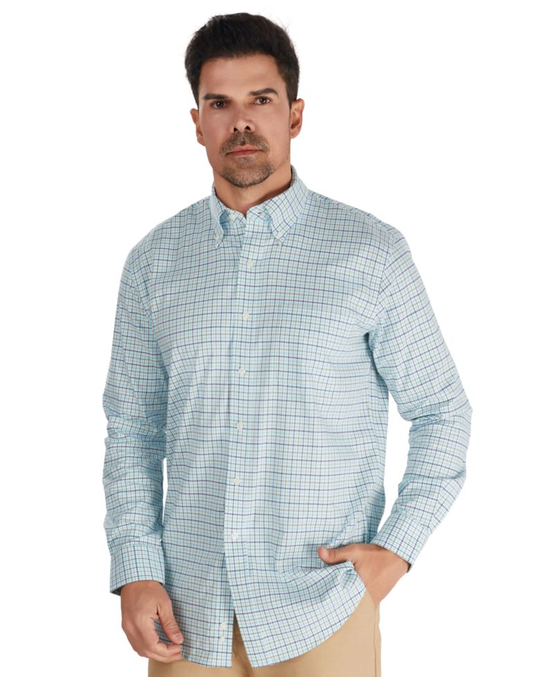 Men's Fashion Poplin Henry Shirt